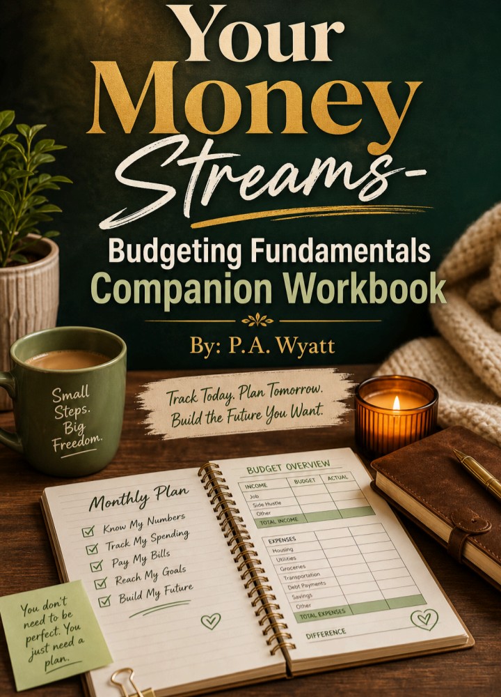 Cover of Your Money Streams: Budgeting Fundamentals Companion Workbook, by P.A. Wyatt