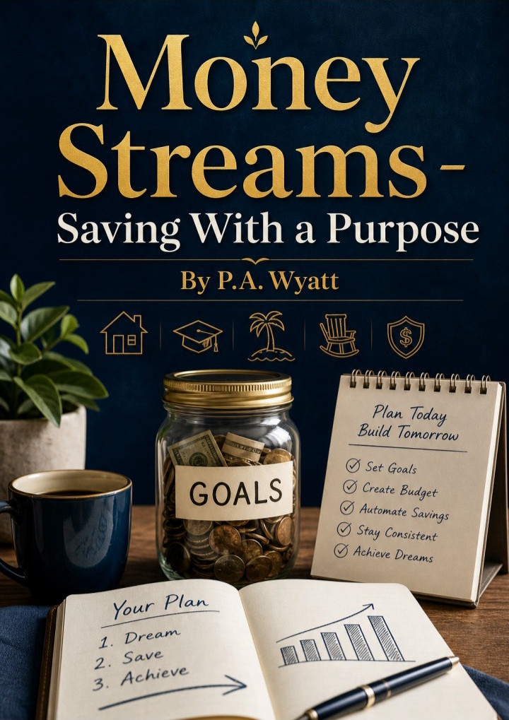 Cover of Money Streams: Saving With a Purpose, by P.A. Wyatt